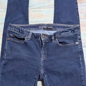 Michael Kors Women's Dark Blue Skinny Jeans size 4